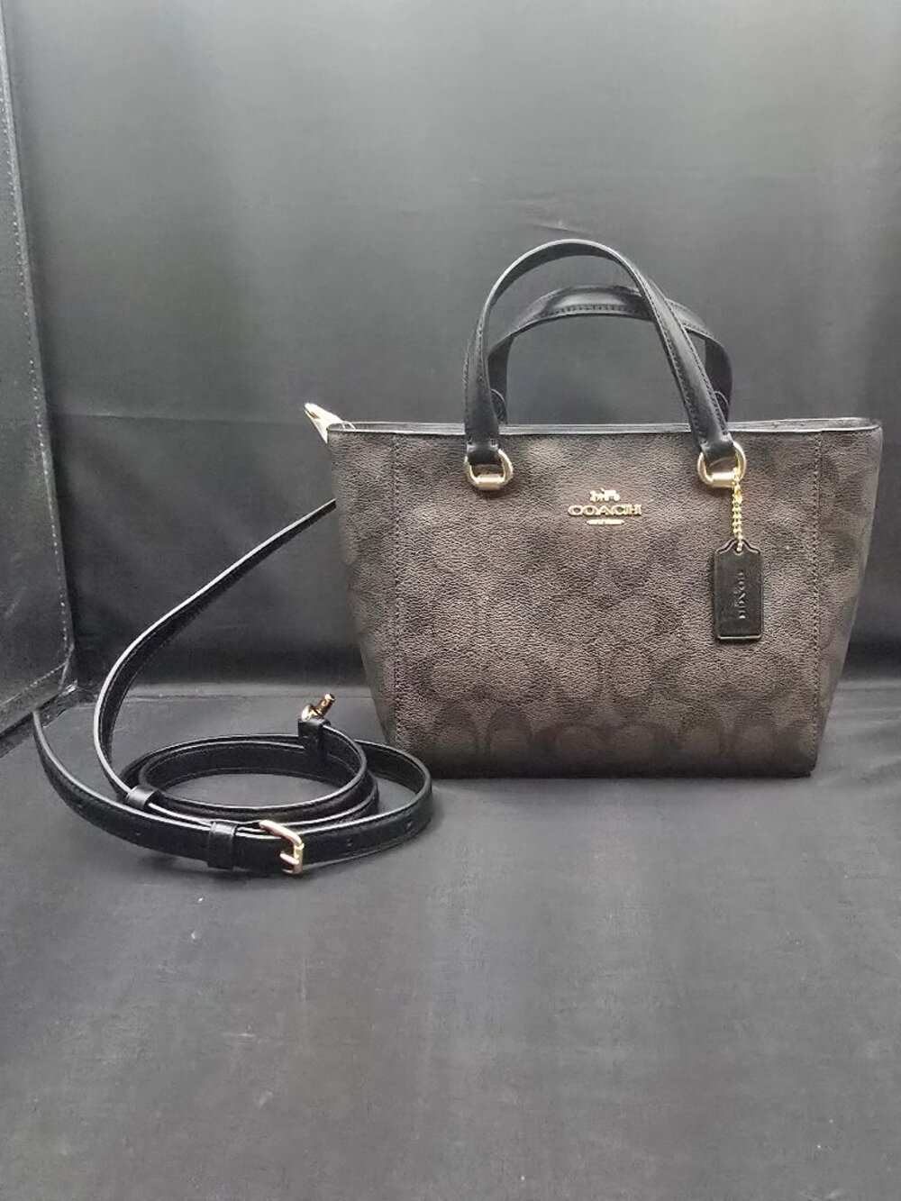 Coach Alice Satchel in Signature Canvas CA613